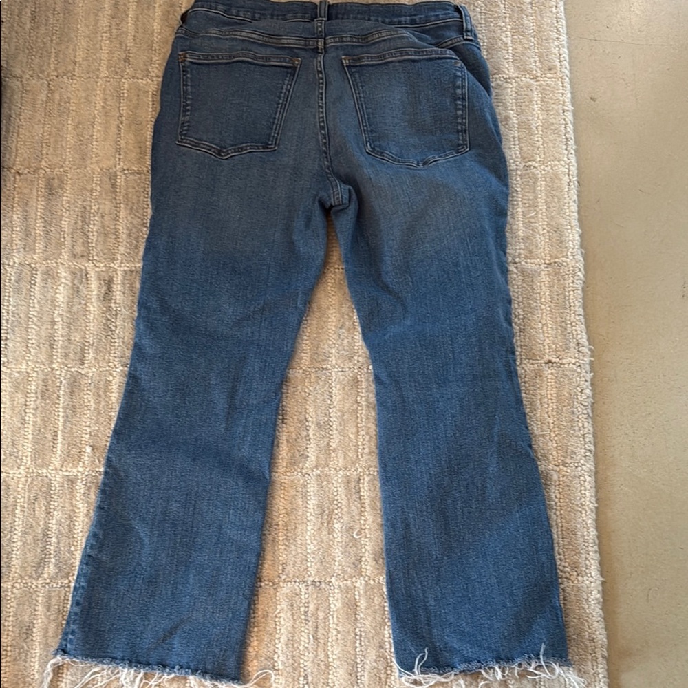 Madewell Women's Straight Leg Jeans - Blue - Picture 9 of 10